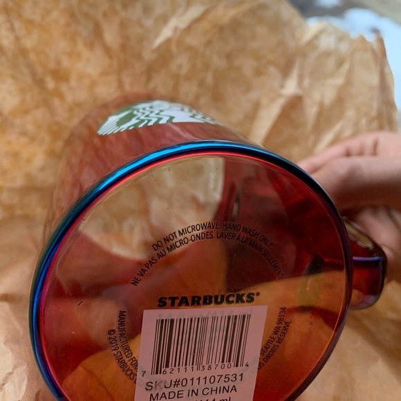 Starbucks Limited Edition Red Iridescent Mug - Picture 3 of 3
